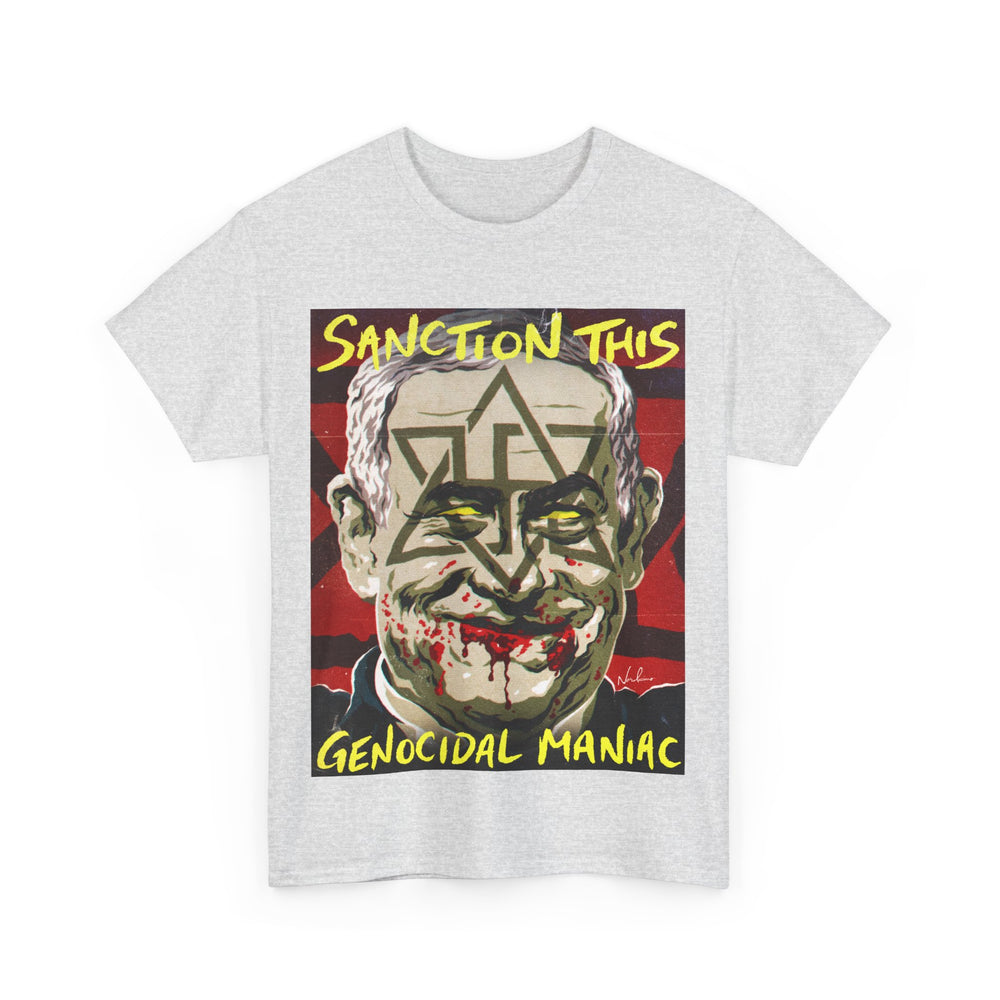 Sanction This Genocidal Maniac [Australian-Printed] - Unisex Heavy Cotton Tee