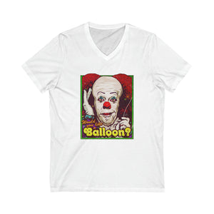 Would You Like A Balloon? - Unisex Jersey Short Sleeve V-Neck Tee