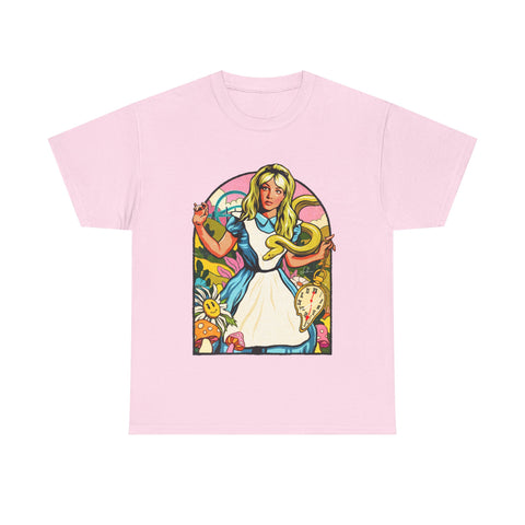 Down The Rabbit Hole [Australian-Printed] - Unisex Heavy Cotton Tee