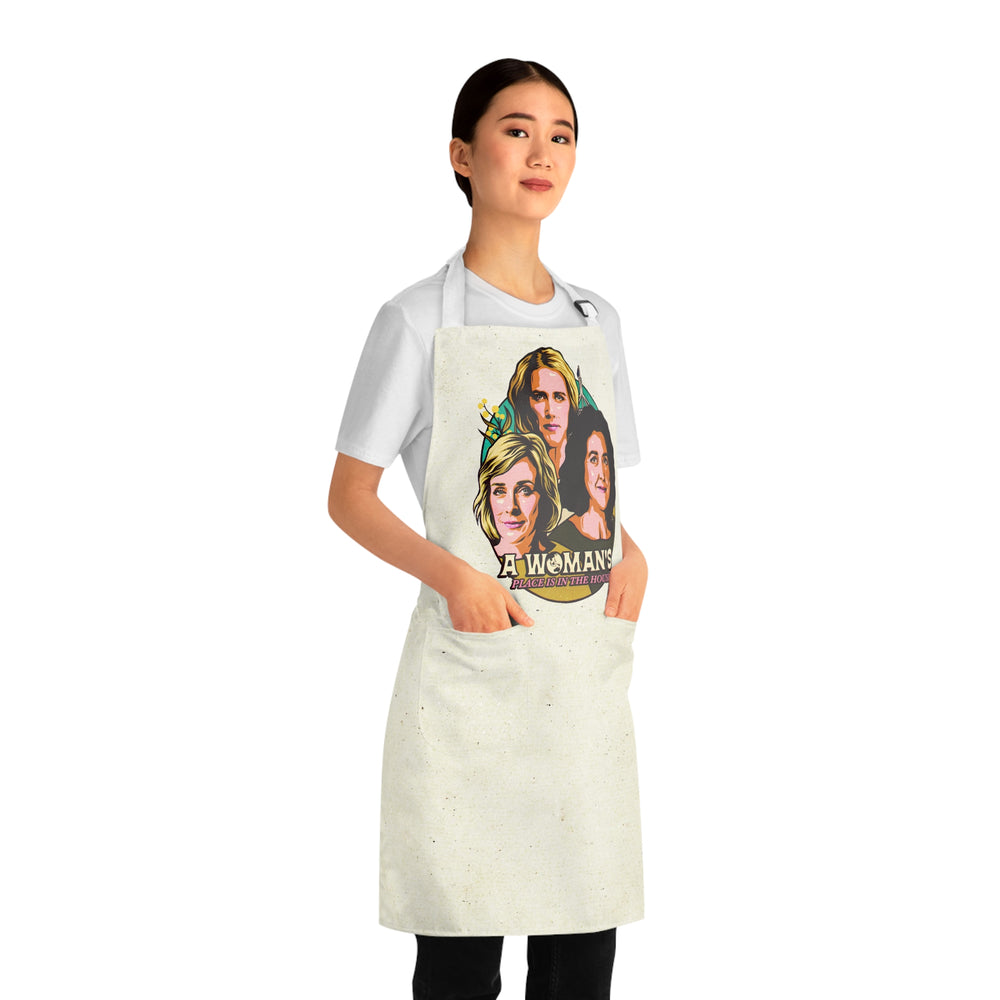 A Woman's Place Is In The House - Apron (AOP)