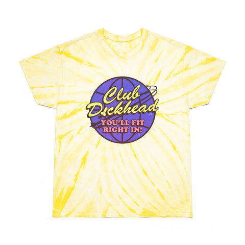 CLUB DICKHEAD [US-Printed] - Tie-Dye Tee, Cyclone