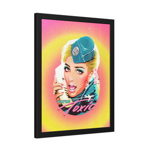 TOXIC [Coloured-BG] - Framed Paper Posters