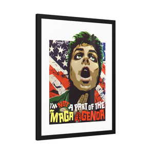 MAGA AGENDA - Framed Paper Posters