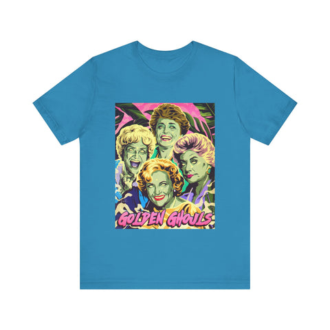 GOLDEN GHOULS [UK-Printed] - Unisex Jersey Short Sleeve Tee