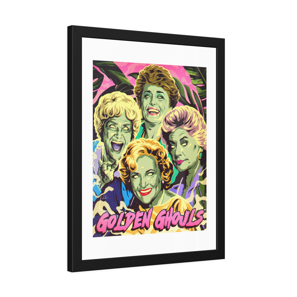 GOLDEN GHOULS - Framed Paper Posters