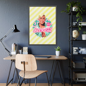 KENERGY [Coloured-BG] - Framed Paper Posters