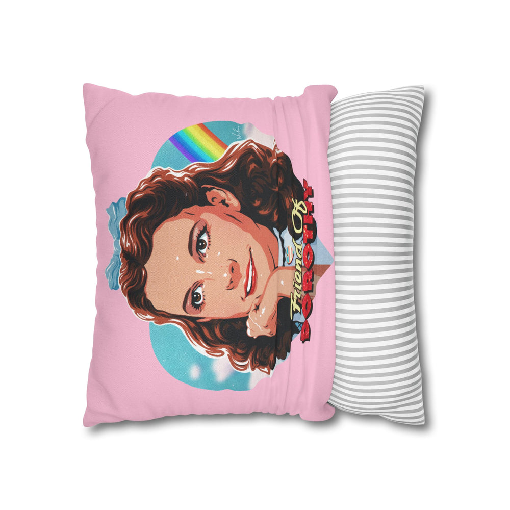 FRIEND OF DOROTHY - Spun Polyester Square Pillow Case 16x16" (Slip Only)