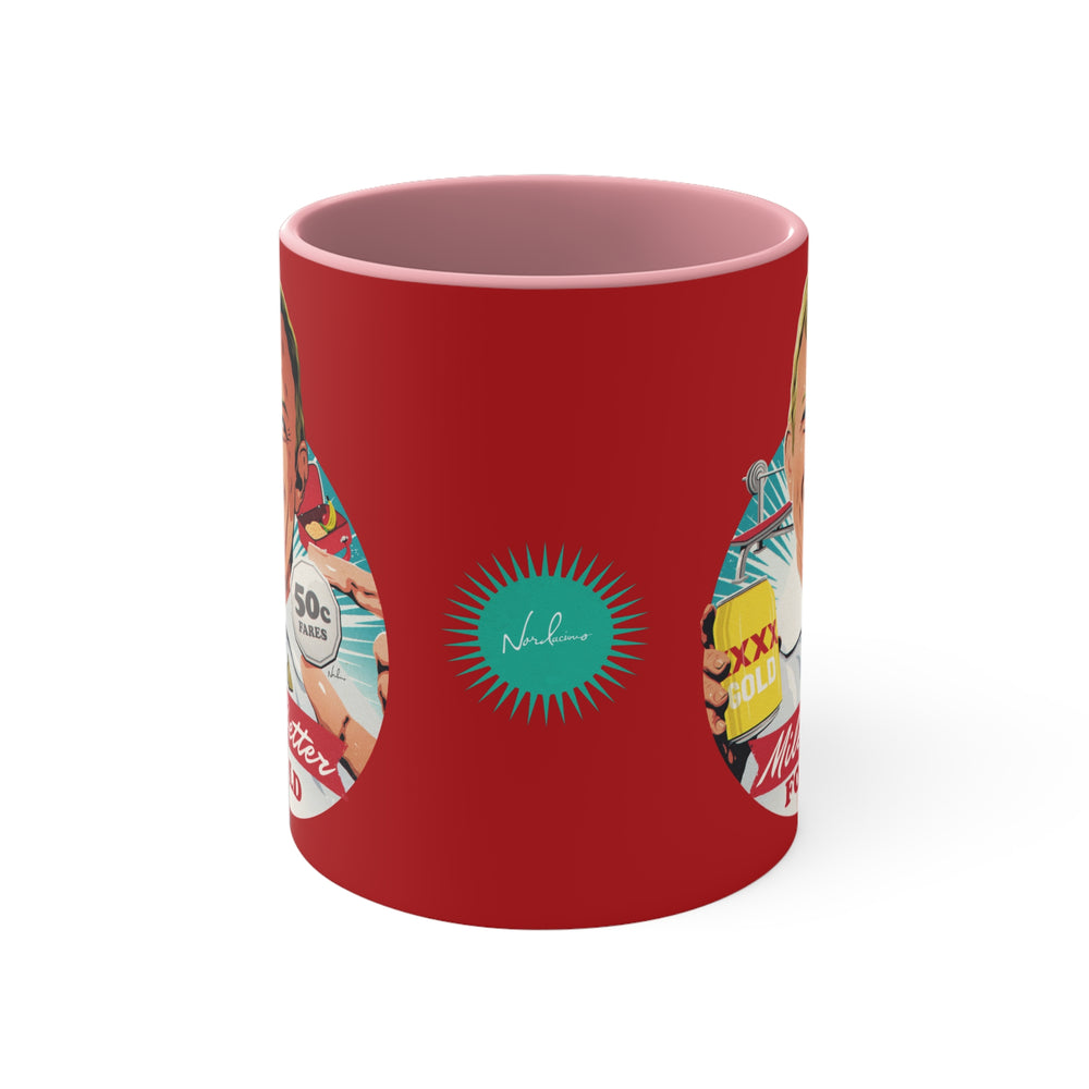 Miles Better For QLD - 11oz Accent Mug (Australian Printed)