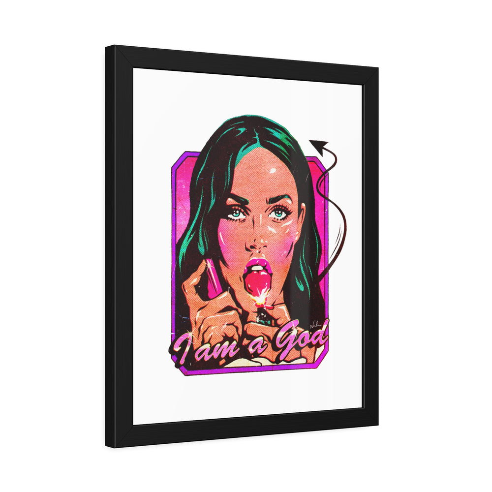 I Am A God - Framed Paper Posters