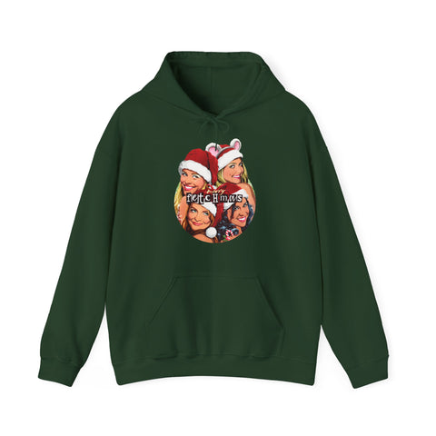 Merry Fetchmas! [Australian-Printed] - Unisex Heavy Blend™ Hooded Sweatshirt