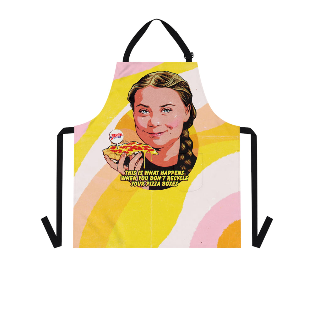 This Is What Happens When You Don't Recycle Your Pizza Boxes - Apron (AOP)