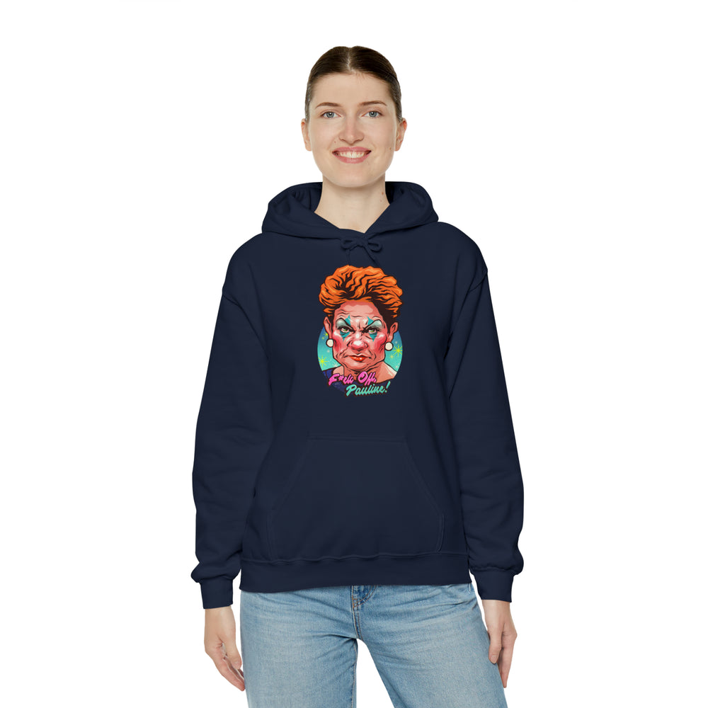 F*ck Off, Pauline! [Australian-Printed] - Unisex Heavy Blend™ Hooded Sweatshirt