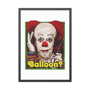 Would You Like A Balloon? - Framed Paper Posters