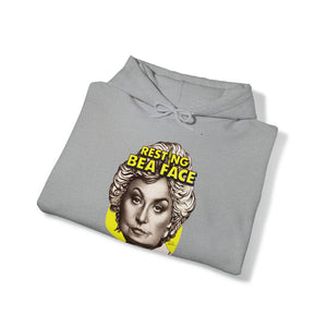 RESTING BEA FACE [Australian-Printed] - Unisex Heavy Blend™ Hooded Sweatshirt