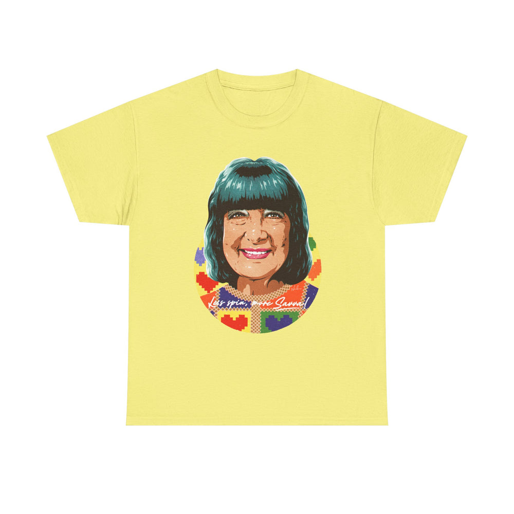 Less Spin, More Savva [Australian-Printed] - Unisex Heavy Cotton Tee