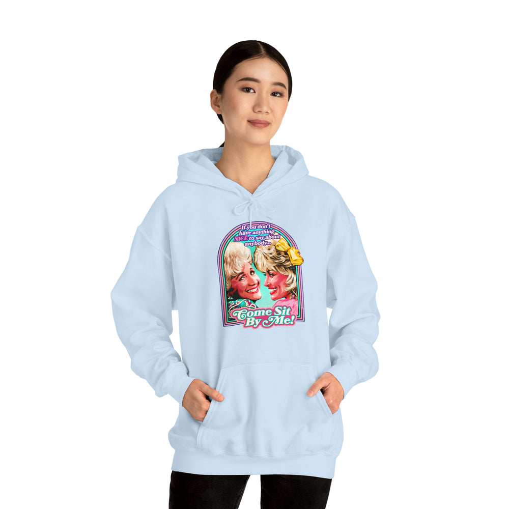 Come Sit By Me! [Australian-Printed] - Unisex Heavy Blend™ Hooded Sweatshirt