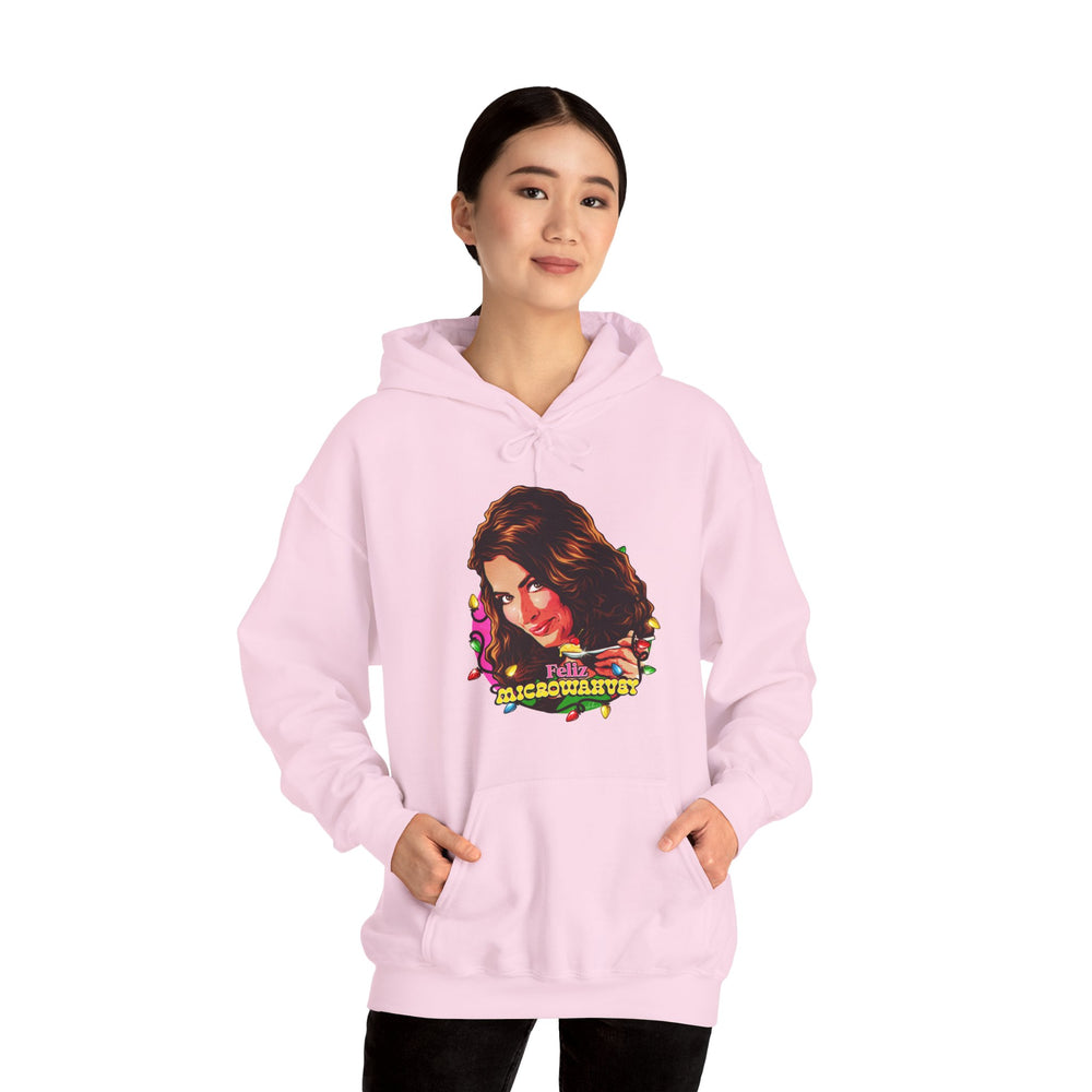 Feliz Microwahvey [US-Printed] - Unisex Heavy Blend™ Hooded Sweatshirt