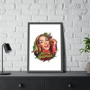 Merry Britmas! - Framed Paper Posters