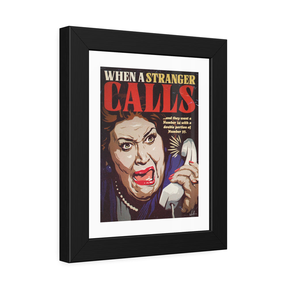 When A Stranger Calls - Framed Paper Posters