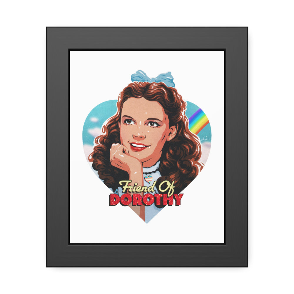 FRIEND OF DOROTHY [Coloured-BG] - Framed Paper Posters