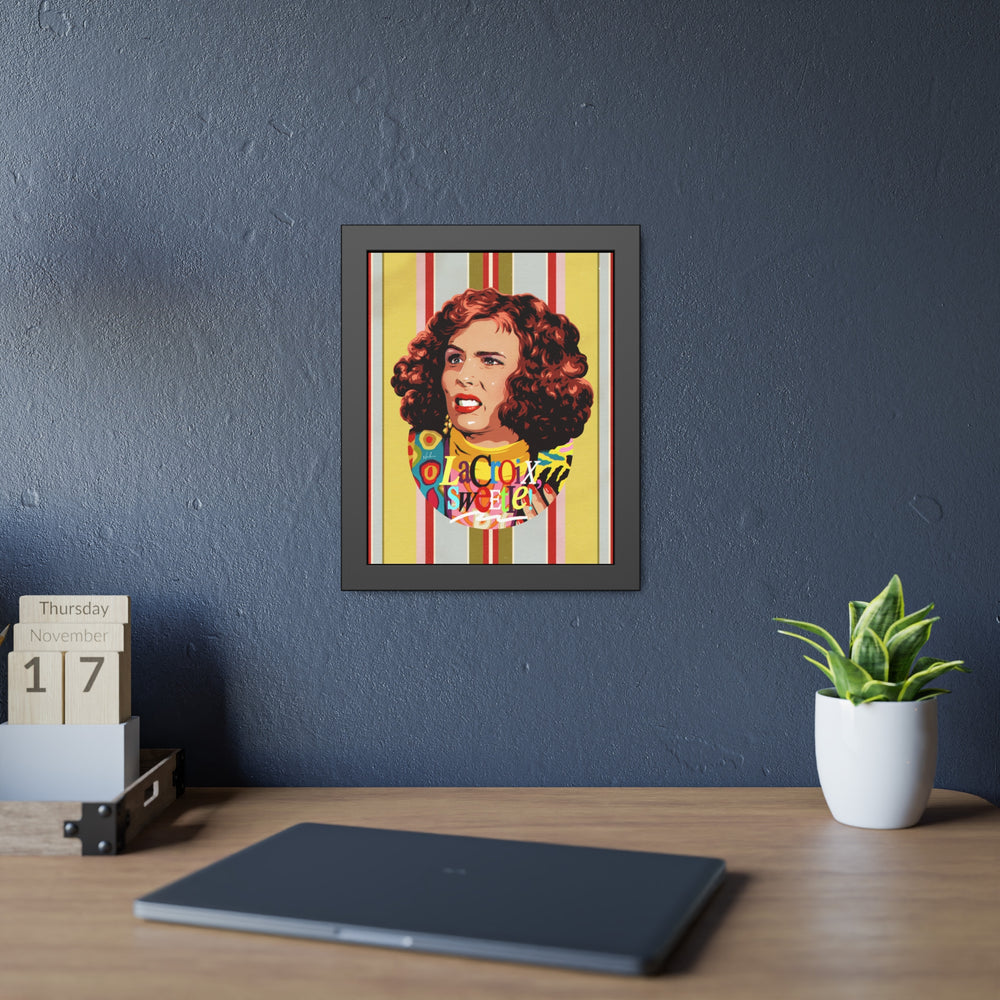 LaCroix, Sweetie! [Coloured-BG] - Framed Paper Posters