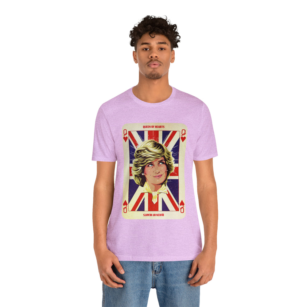 Queen Of Hearts [UK-Printed] - Unisex Jersey Short Sleeve Tee