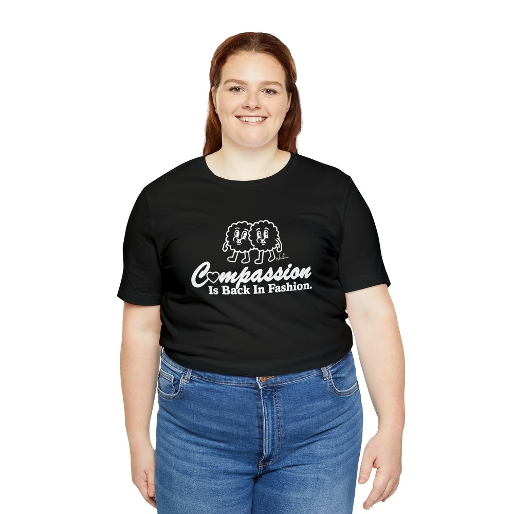 Compassion Is Back In Fashion [UK-Printed] - Unisex Jersey Short Sleeve Tee