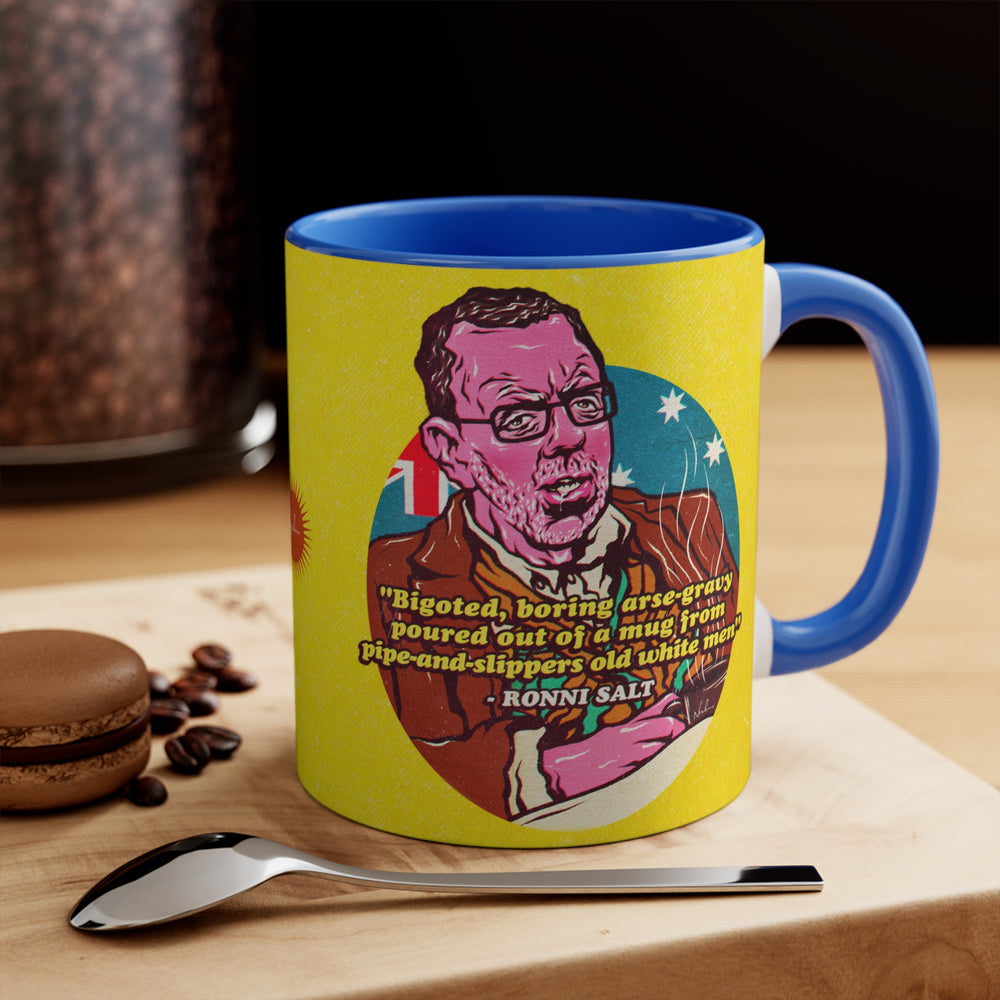 Bigoted, Boring, Arse-Gravy - 11oz Accent Mug (Australian Printed)