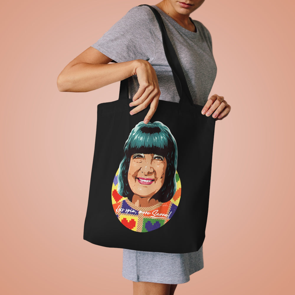 Less Spin, More Savva [Australian-Printed] - Cotton Tote Bag