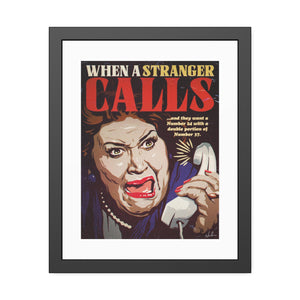 When A Stranger Calls - Framed Paper Posters