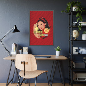 The Comrade Named Fran [Coloured-BG] - Framed Paper Posters