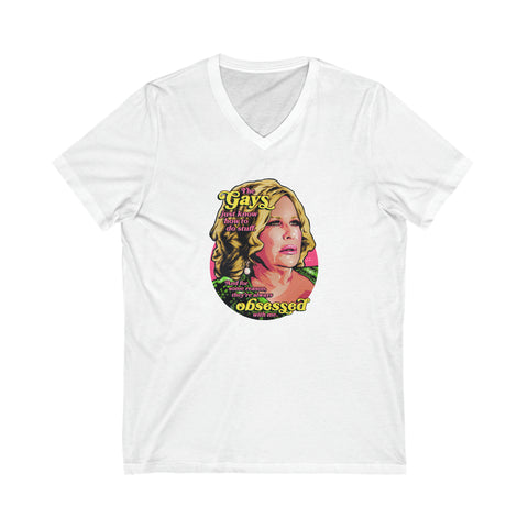 The Gays Just Know How To Do Stuff - Unisex Jersey Short Sleeve V-Neck Tee
