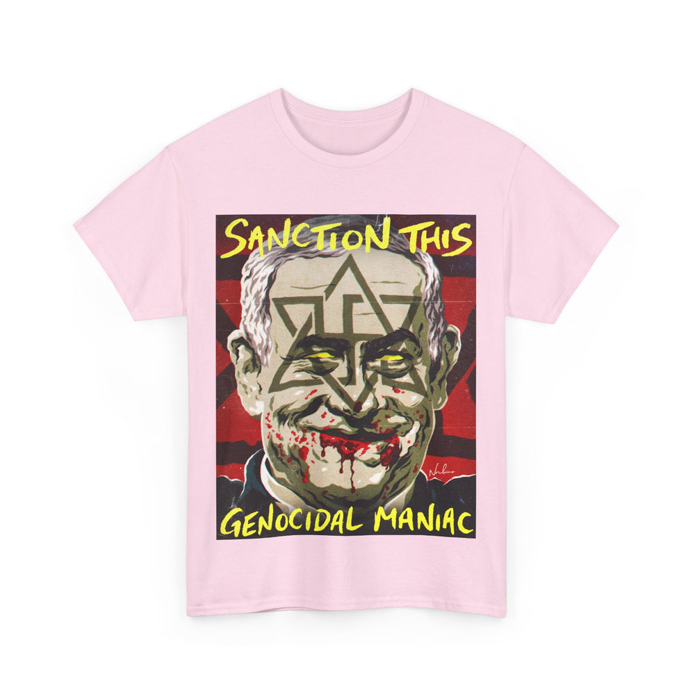 Sanction This Genocidal Maniac [Australian-Printed] - Unisex Heavy Cotton Tee