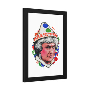 Send In The Frowns - Framed Paper Posters