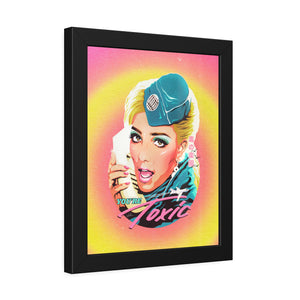 TOXIC [Coloured-BG] - Framed Paper Posters