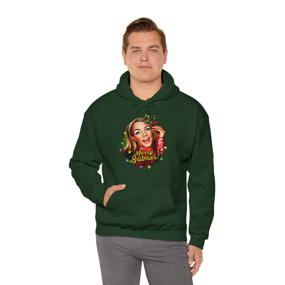 Merry Britmas! [Australian-Printed] - Unisex Heavy Blend™ Hooded Sweatshirt