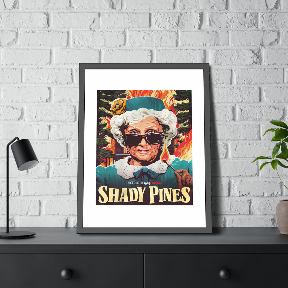 SHADY PINES - Framed Paper Posters