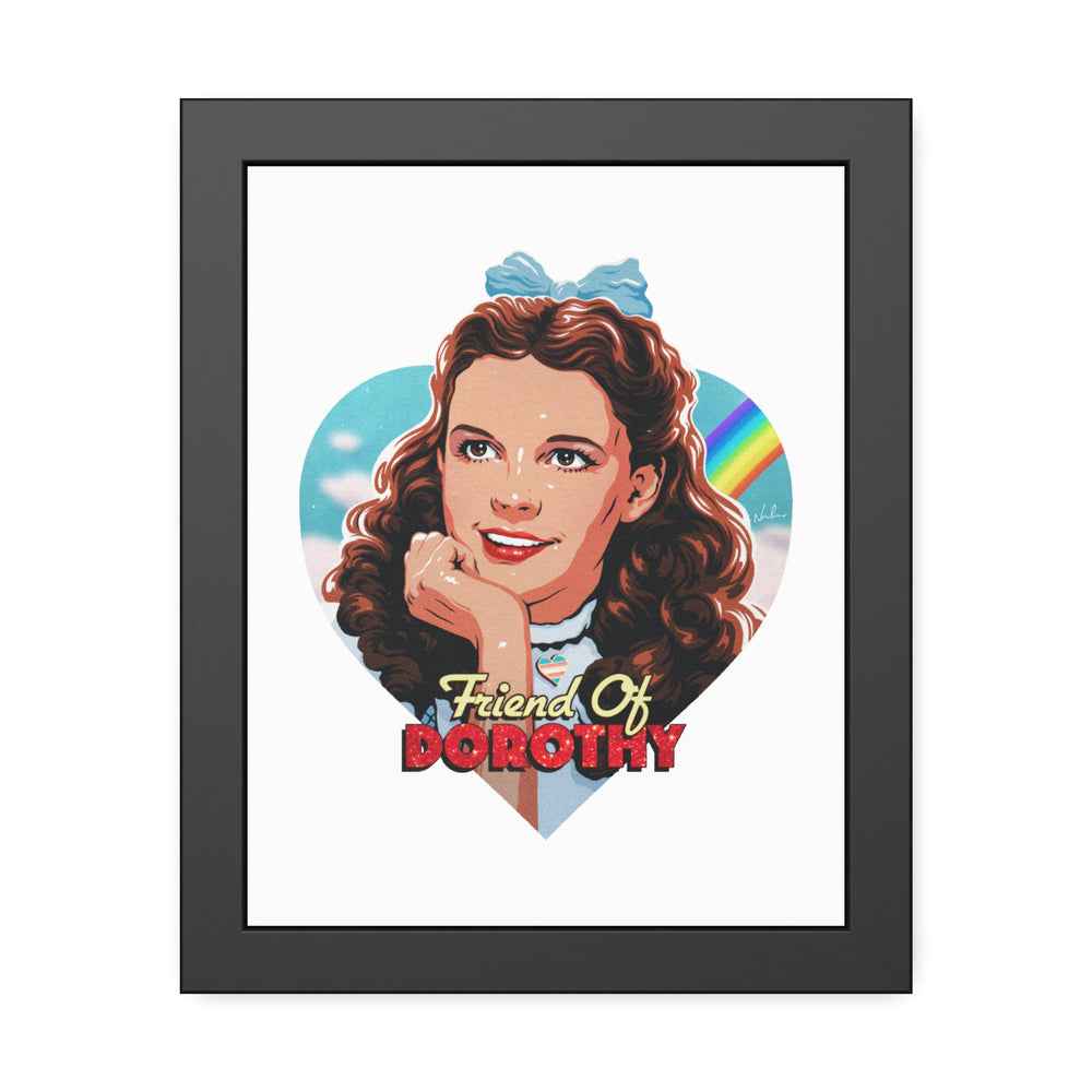 FRIEND OF DOROTHY [Coloured-BG] - Framed Paper Posters