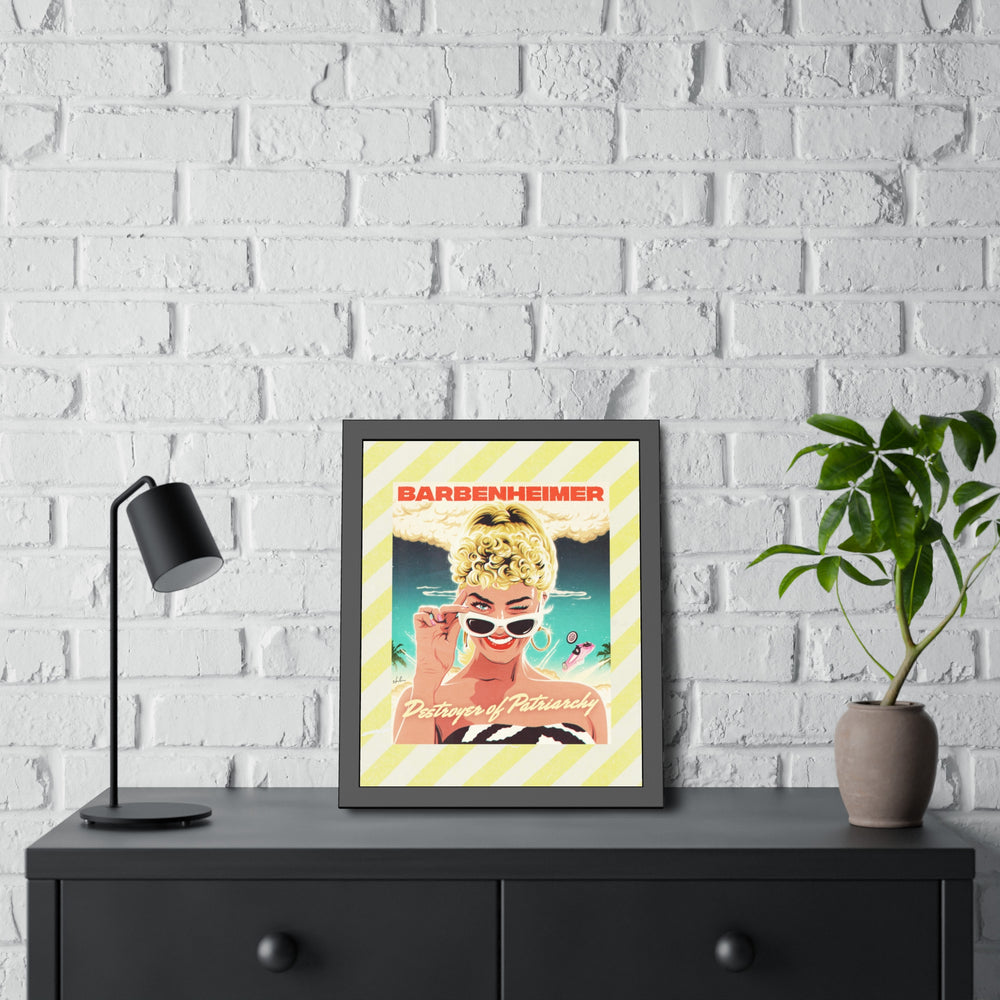 BARBENHEIMER [Coloured-BG] - Framed Paper Posters