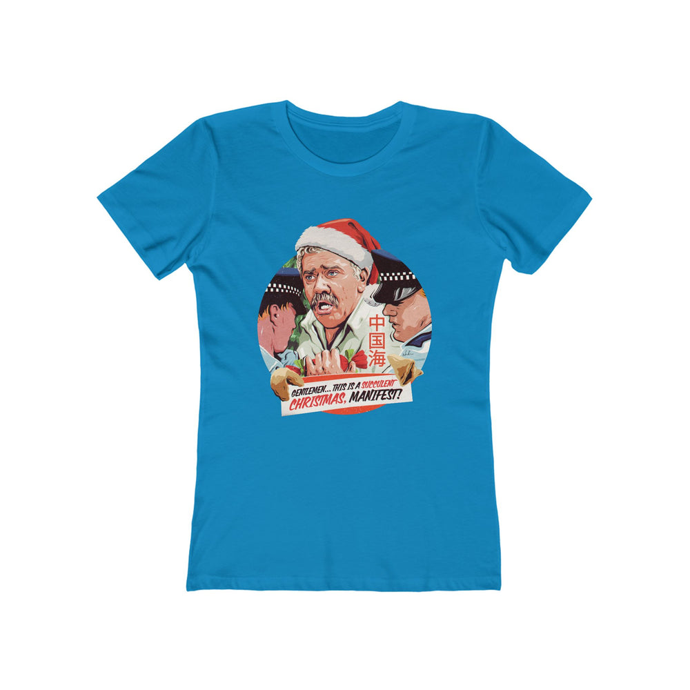GENTLEMEN... THIS IS A SUCCULENT CHRISTMAS, MANIFEST! [US-Printed] - Women's The Boyfriend Tee