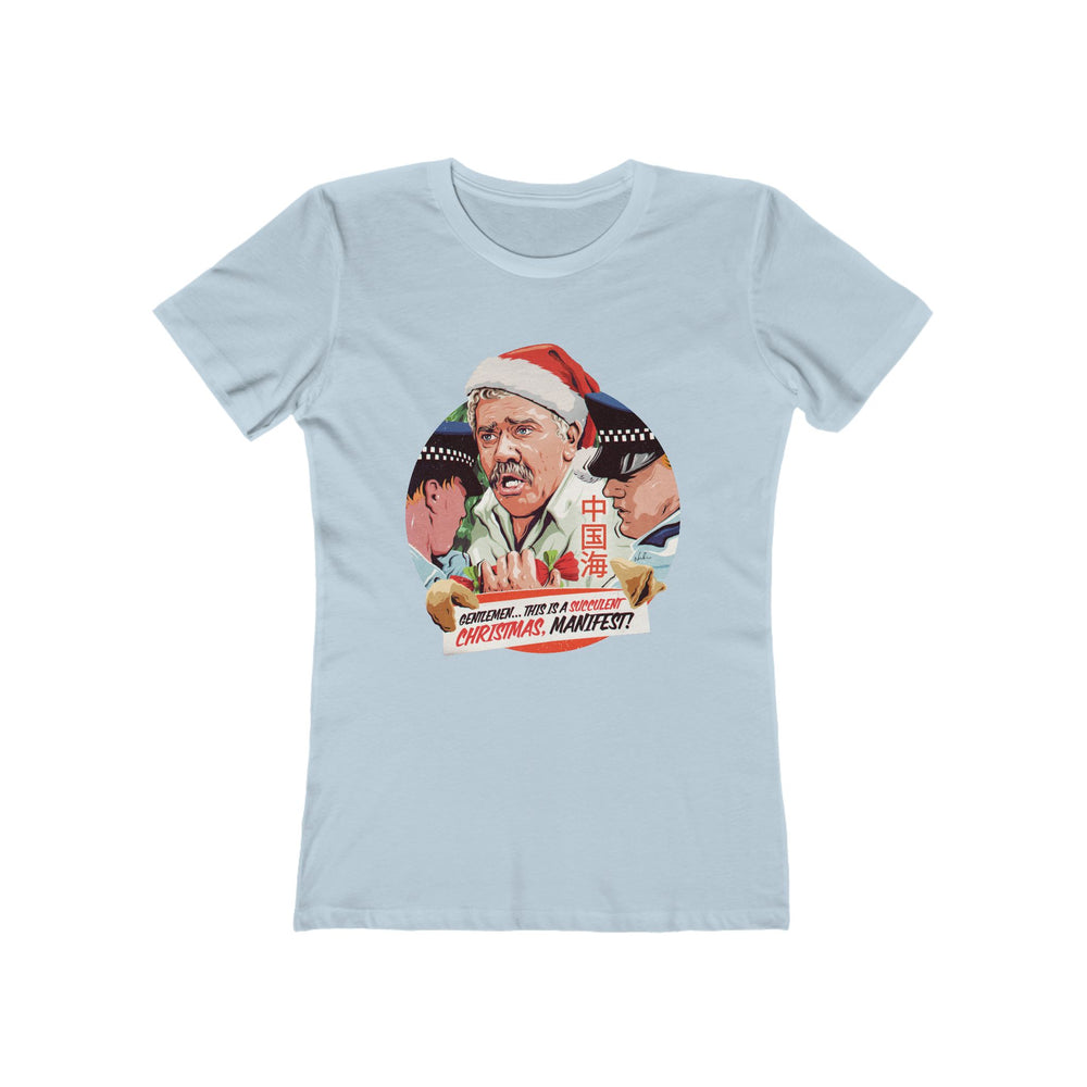 GENTLEMEN... THIS IS A SUCCULENT CHRISTMAS, MANIFEST! [US-Printed] - Women's The Boyfriend Tee