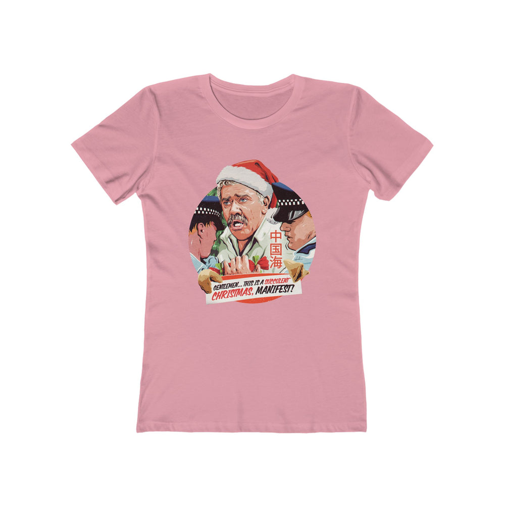 GENTLEMEN... THIS IS A SUCCULENT CHRISTMAS, MANIFEST! [US-Printed] - Women's The Boyfriend Tee