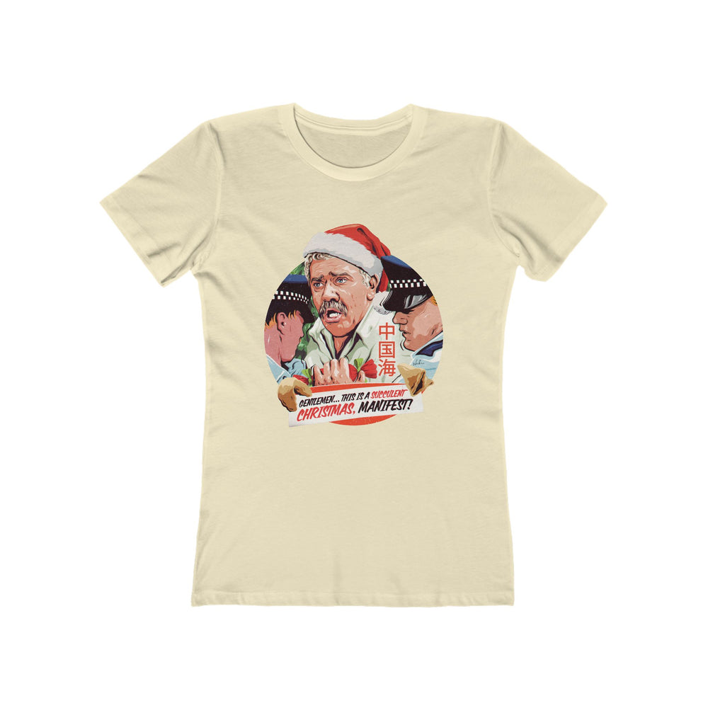 GENTLEMEN... THIS IS A SUCCULENT CHRISTMAS, MANIFEST! [US-Printed] - Women's The Boyfriend Tee