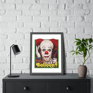 Would You Like A Balloon? - Framed Paper Posters