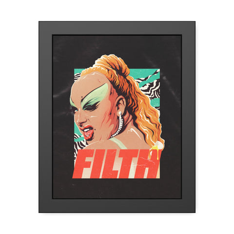 FILTH [Coloured-BG] - Framed Paper Posters