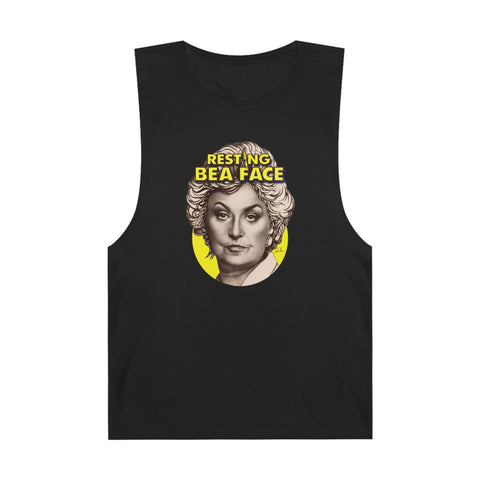 RESTING BEA FACE [Australian-Printed] - Unisex Barnard Tank