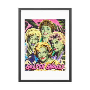 GOLDEN GHOULS - Framed Paper Posters