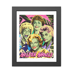 GOLDEN GHOULS - Framed Paper Posters