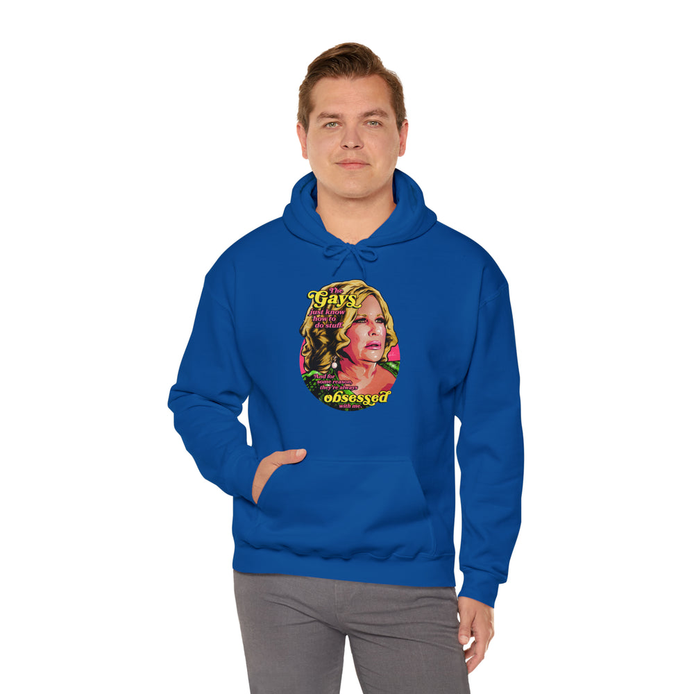 The Gays Just Know How To Do Stuff [Australian-Printed] - Unisex Heavy Blend™ Hooded Sweatshirt