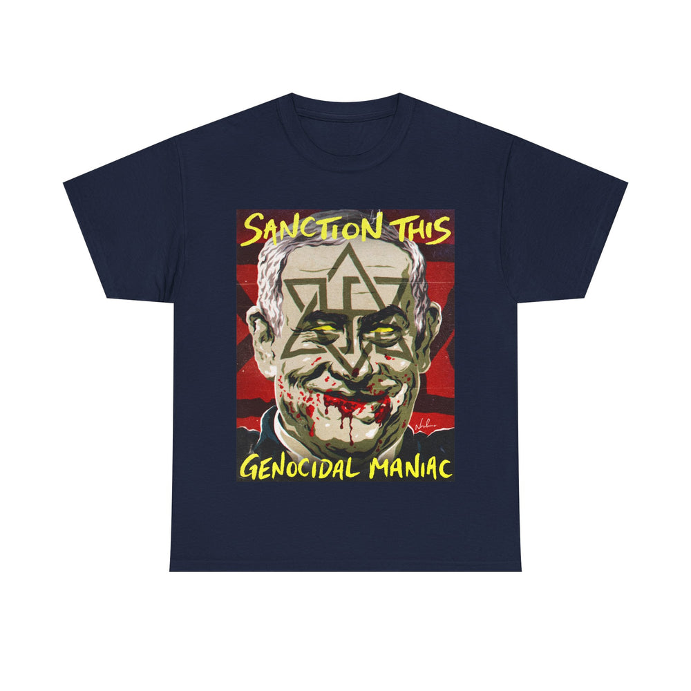 Sanction This Genocidal Maniac [Australian-Printed] - Unisex Heavy Cotton Tee